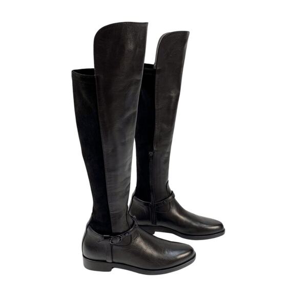 Versace Black Over the Knee Riding Boots NIB - Picture 3 of 15